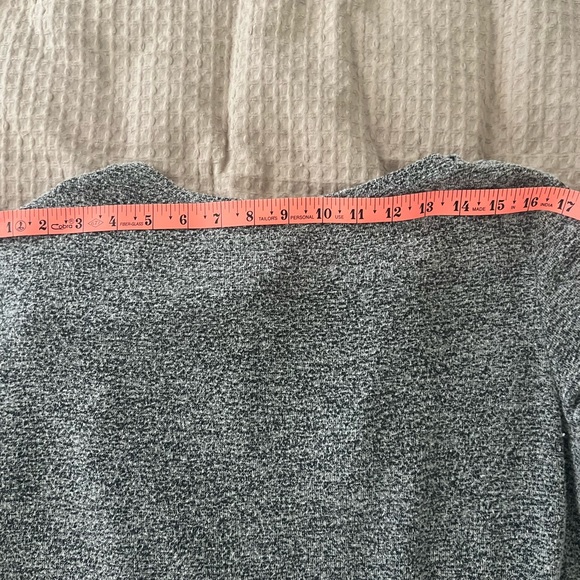 CHAMPION | Heather Grey Open Back Workout Long Sleeve Top with Thumb Holes - Picture 9 of 10